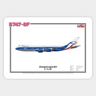 Boeing B747-8F - CargoLogicAir (Art Print) Sticker